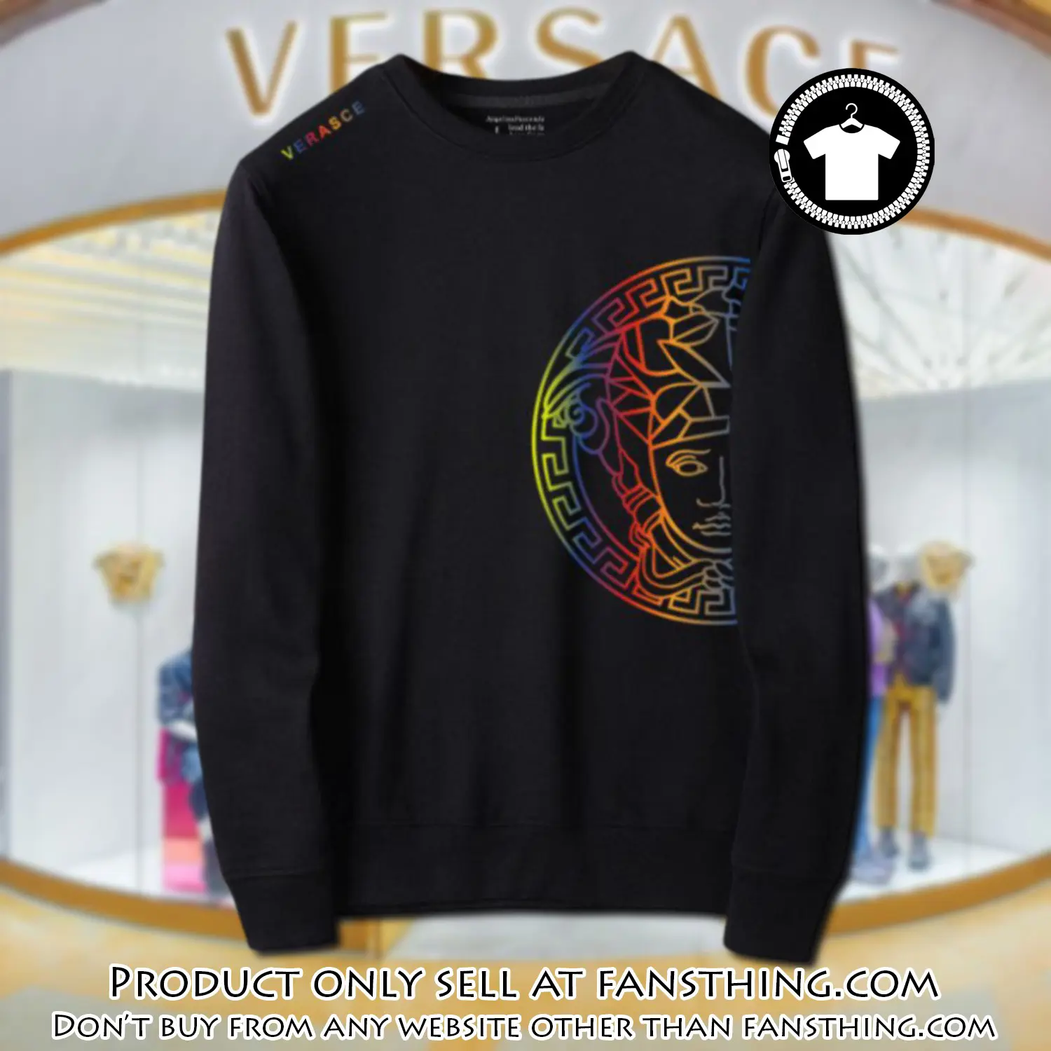Versace luxury ugly sweater for winter lzu1422 fst0430032